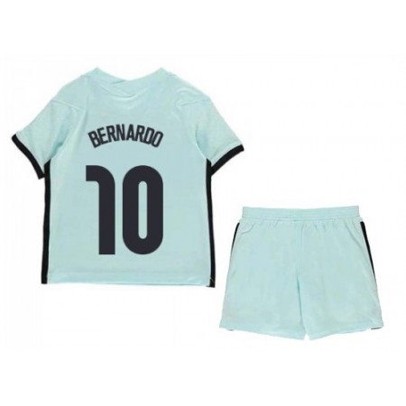 Divisa di Calcio Portogallo Bernardo Silva 10 Bambino Trasferta Euro 2020